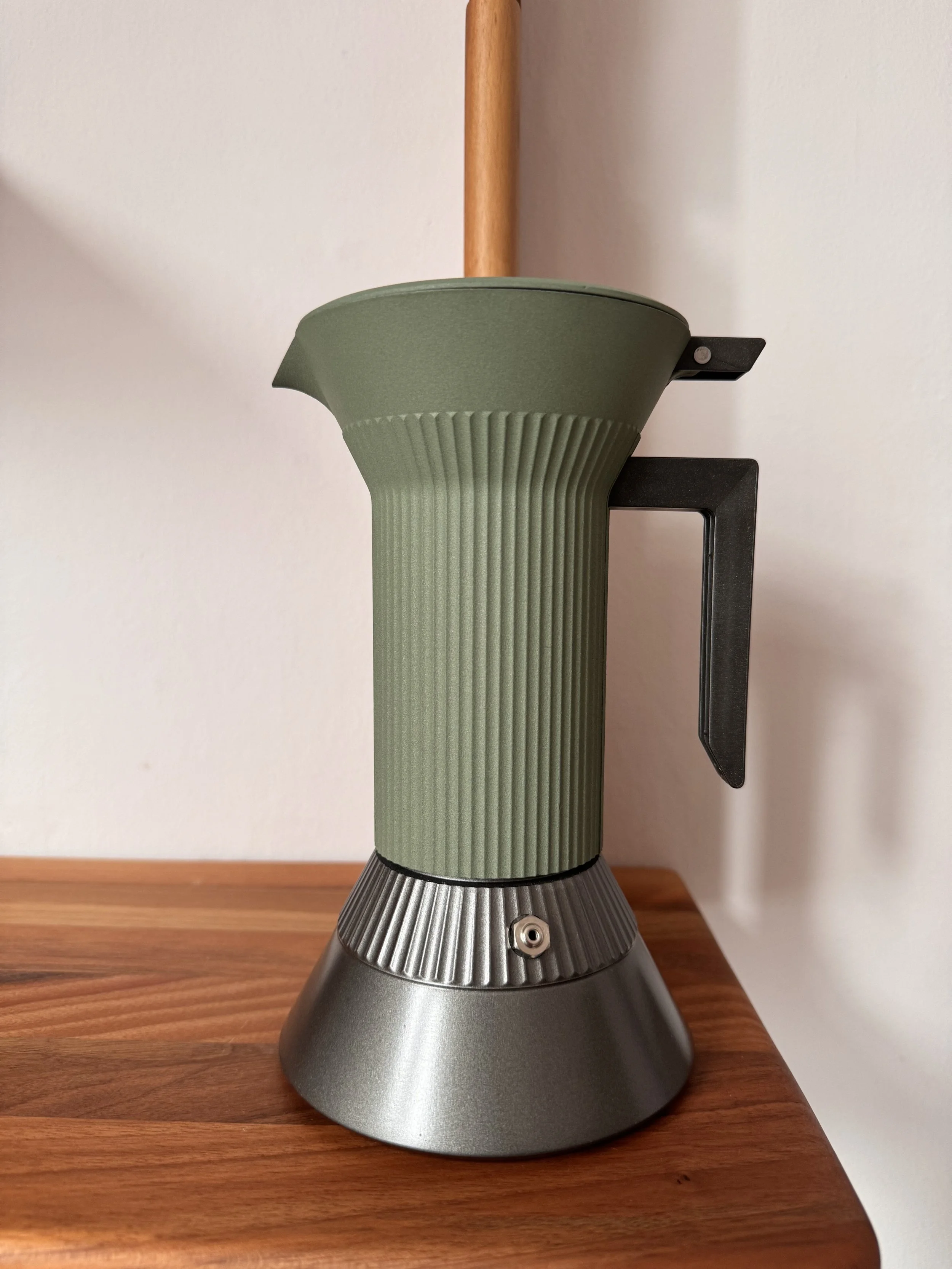 Zani Mach Collectors Moka Pot in Green — my moka home
